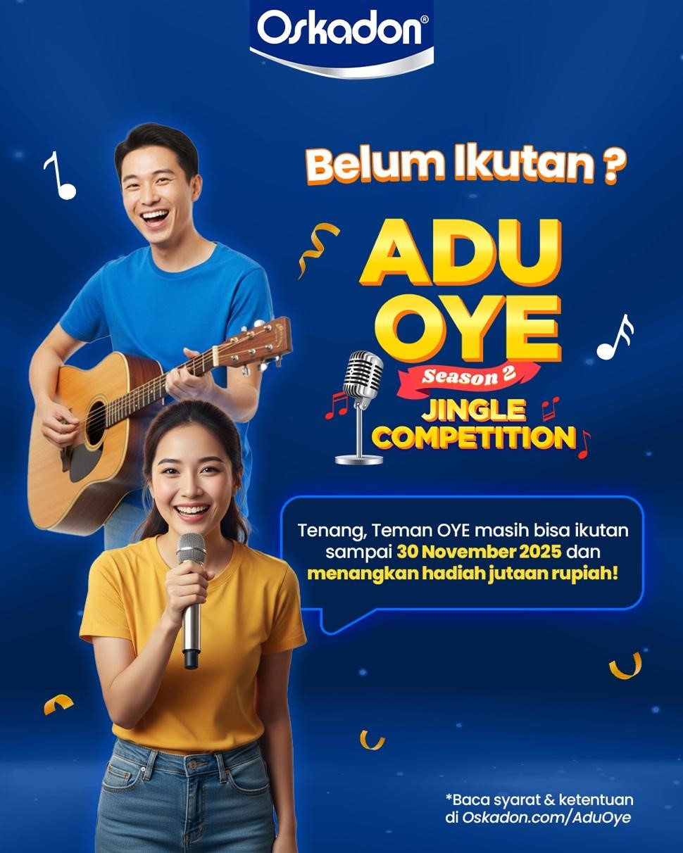 Oskadon Adu Oye Jingle Competition Season 2 Hadir Lagi, Yuk Ikutan dan Tunjukkan Kreativitasmu!
